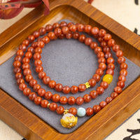 Load image into Gallery viewer, &lt;You&#39;s jewelry&gt;Exclusively customized SouthRedAgate multi-circle bracelet
