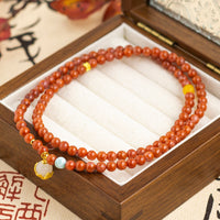 Load image into Gallery viewer, &lt;You&#39;s jewelry&gt;Exclusively customized SouthRedAgate multi-circle bracelet
